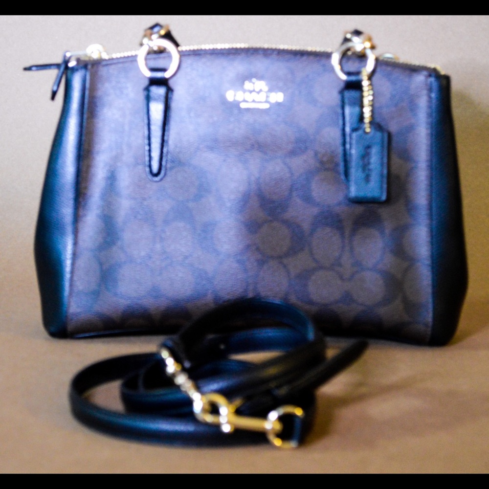 Coach Purse Brown and Black